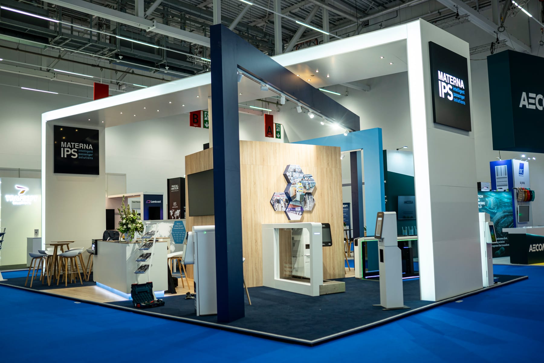 Messestand Materna IPS